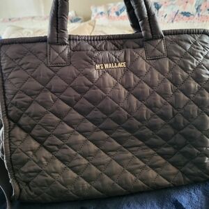 MZ Wallace Quilted Dark Grey - Crossbody Tote